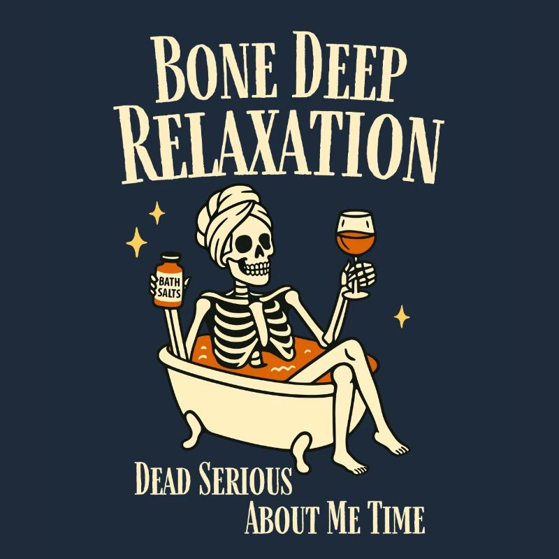 Bone Deep Relaxation – Lustiges Skelett Wellness