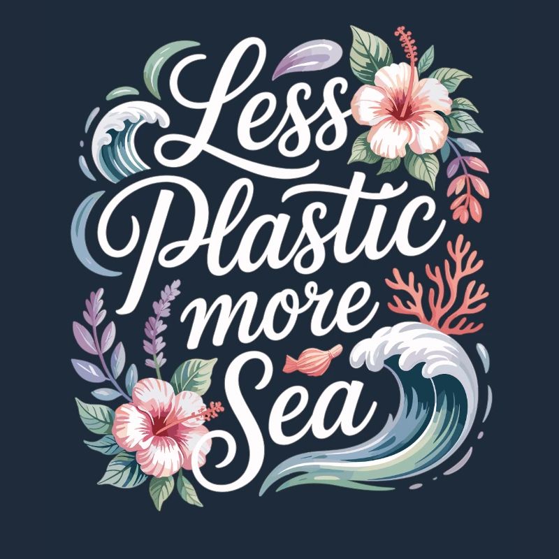 Less Plastic More Sea – Environmental Design Flowers