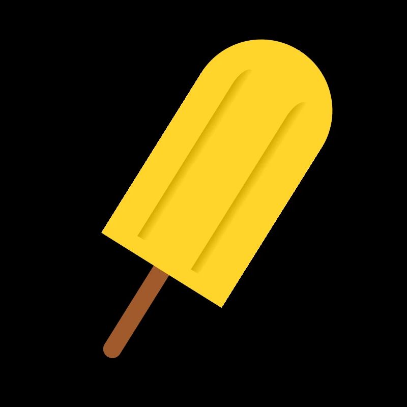 Popsicles dans l'été de style bande dessinée