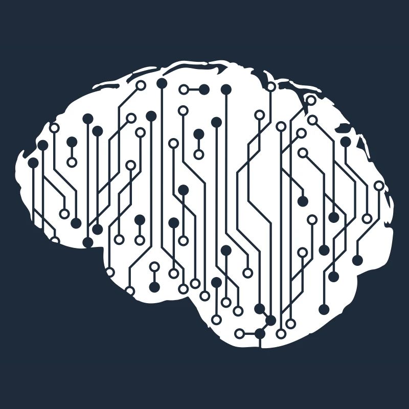 Elektrisches Gehirn CPU Daten Schaltkreis Computer