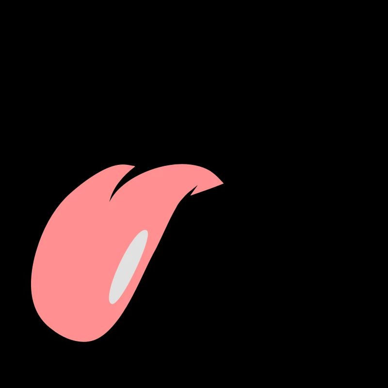 bâton de bouche langue