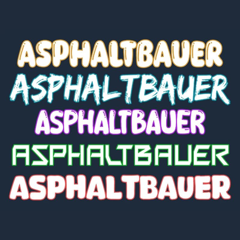Constructeur d’asphalte comme métier