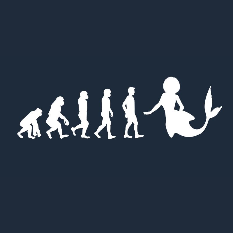 Evolution Nixe Mehrjungfrau Geschenk