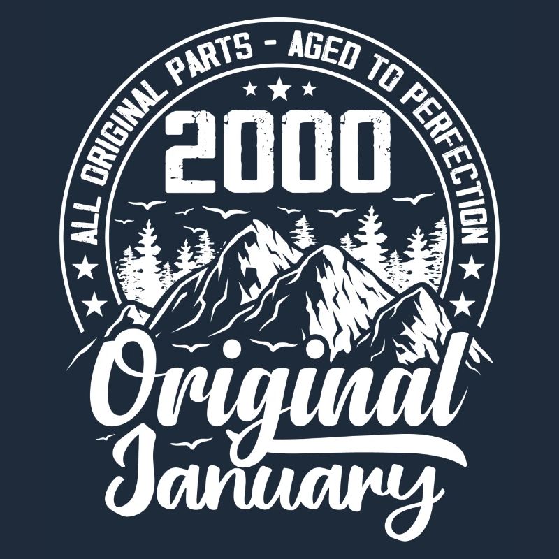 Januar 2000 Original 24 Jahre altes Geburtstagsgeschenk