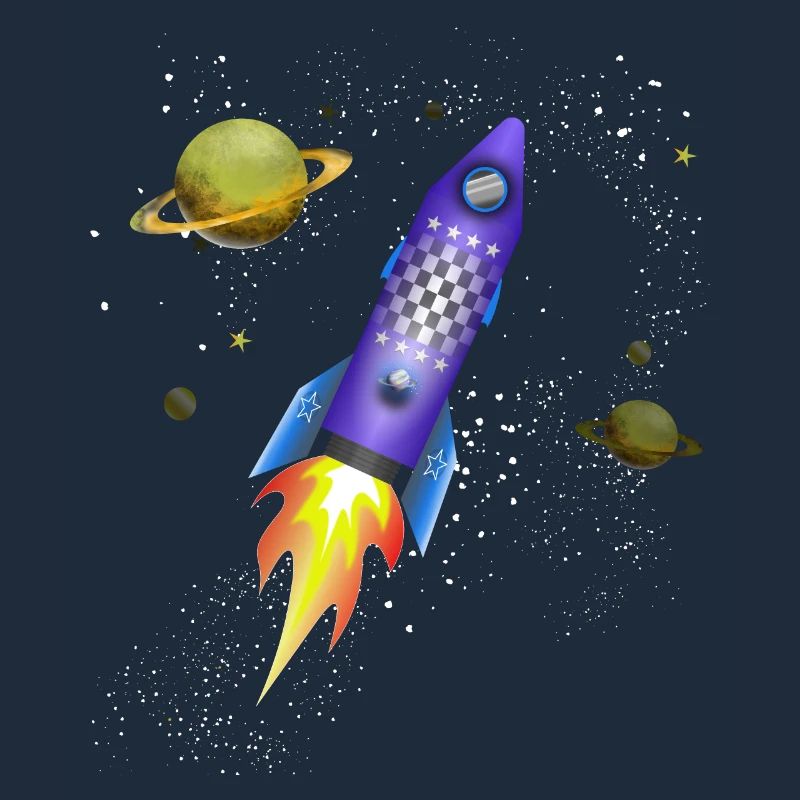 Rocket in space