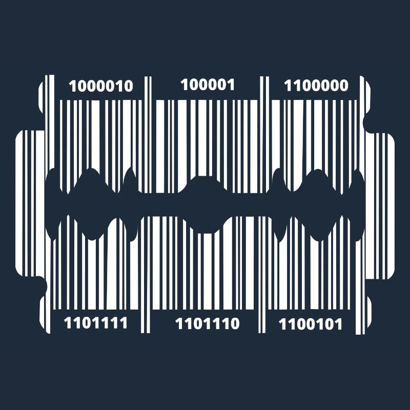 Rasierklinge mit Code