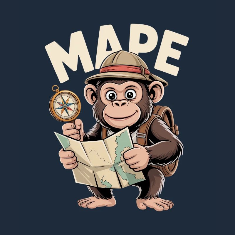 MAPE Monkey with Map and Compass Adventure