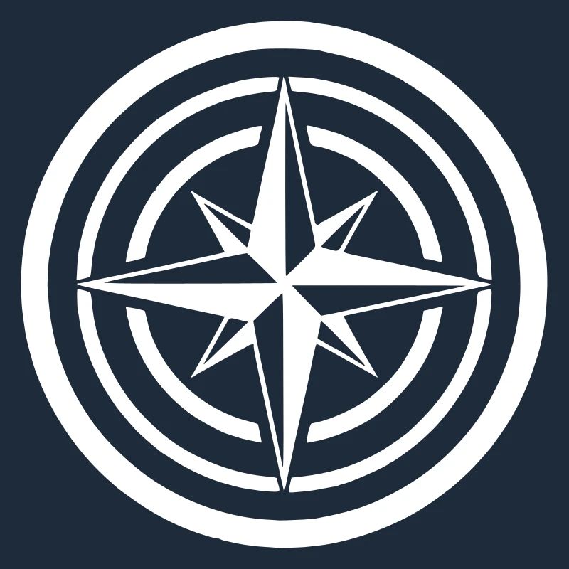 Kompass Windrose Kreis Navigation Clean