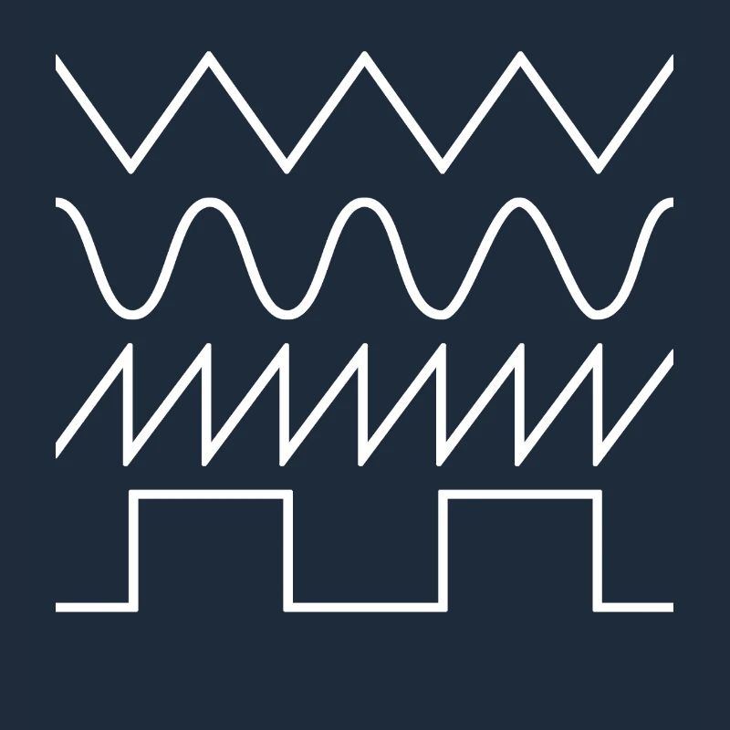 Synthesizer Waveforms (police blanche) #2