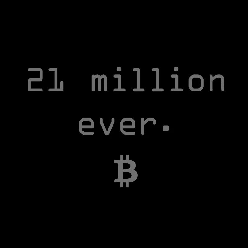 21 millions de plus. chaîne de bloc Bitcoin