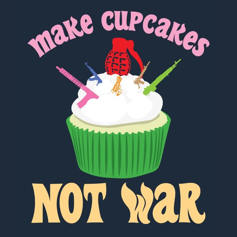 Cupcake Rifle Bomb War Statement Gift
