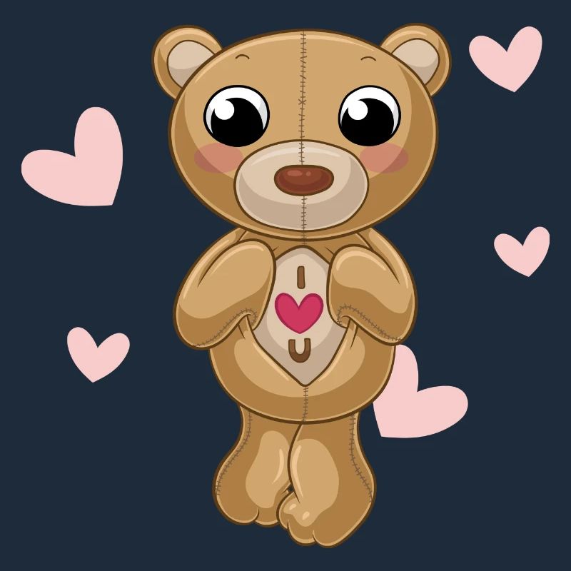 Putziger Comic Teddybär