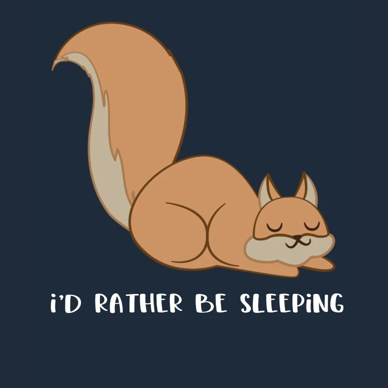 Squirrel - squirrel fan - sleeping