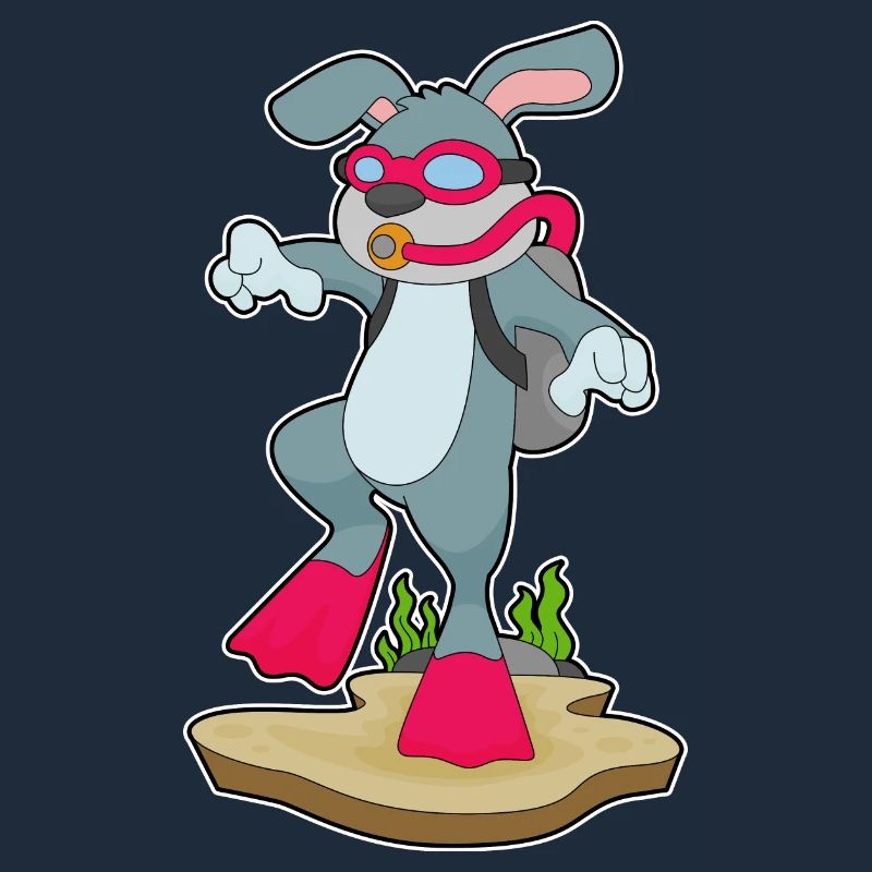 Rabbit Diver Oxygen Tank Diving
