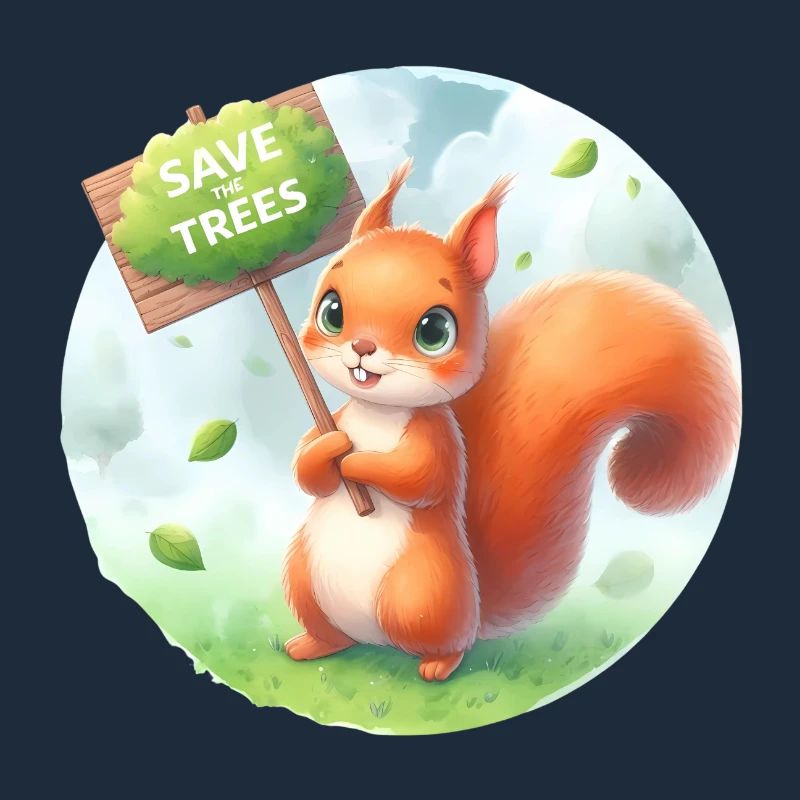 Save the Trees Squirrel
