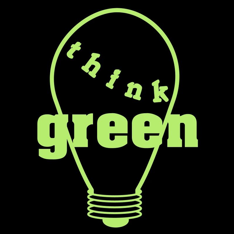 Think Green! einfarbig