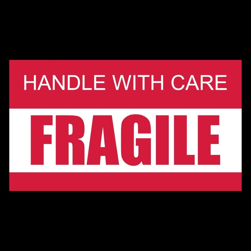 FRAGILE A manipuler avec précaution 2c