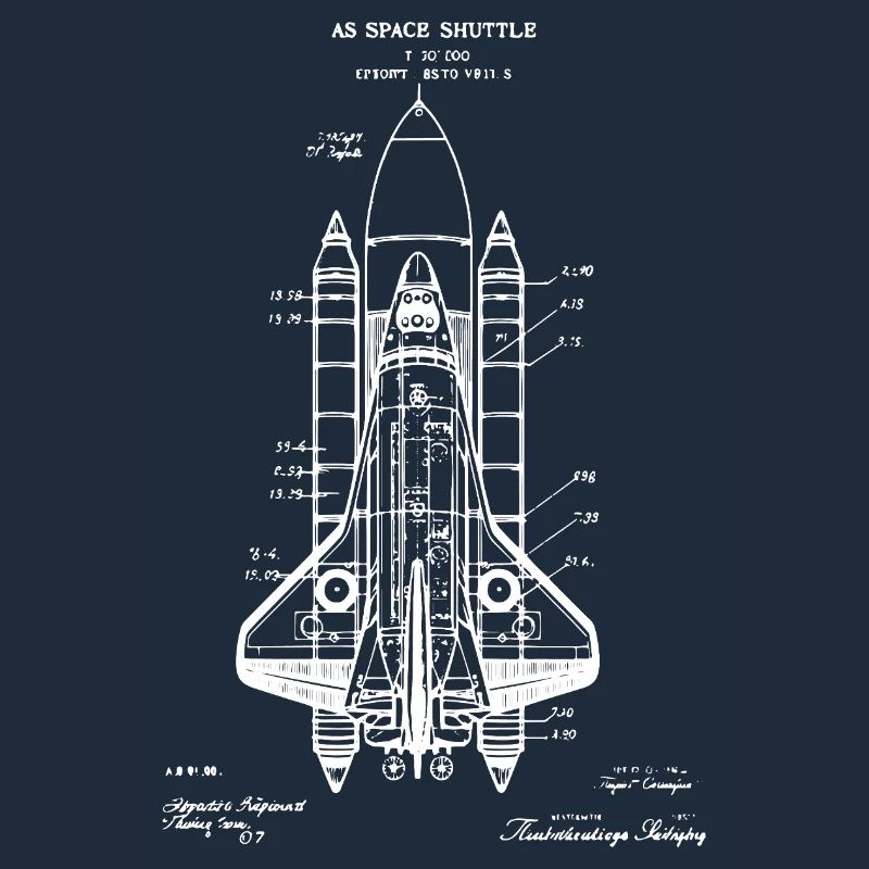 Space Shuttle-Bauplan