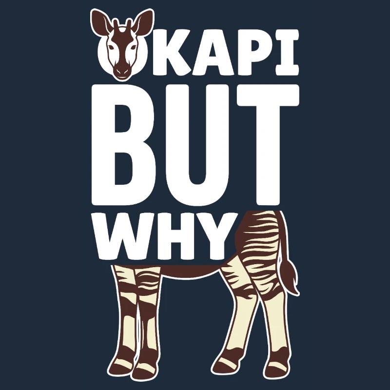 Okapi-liebhaber Okapi-tier Seltene Tierweltliebe