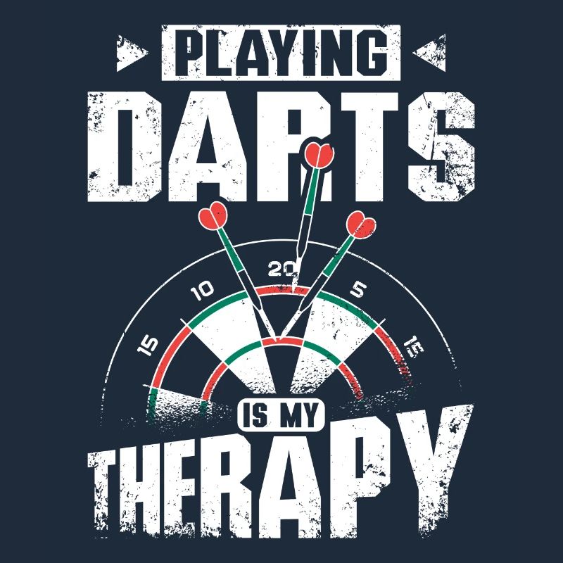 Playing darts is my therapy