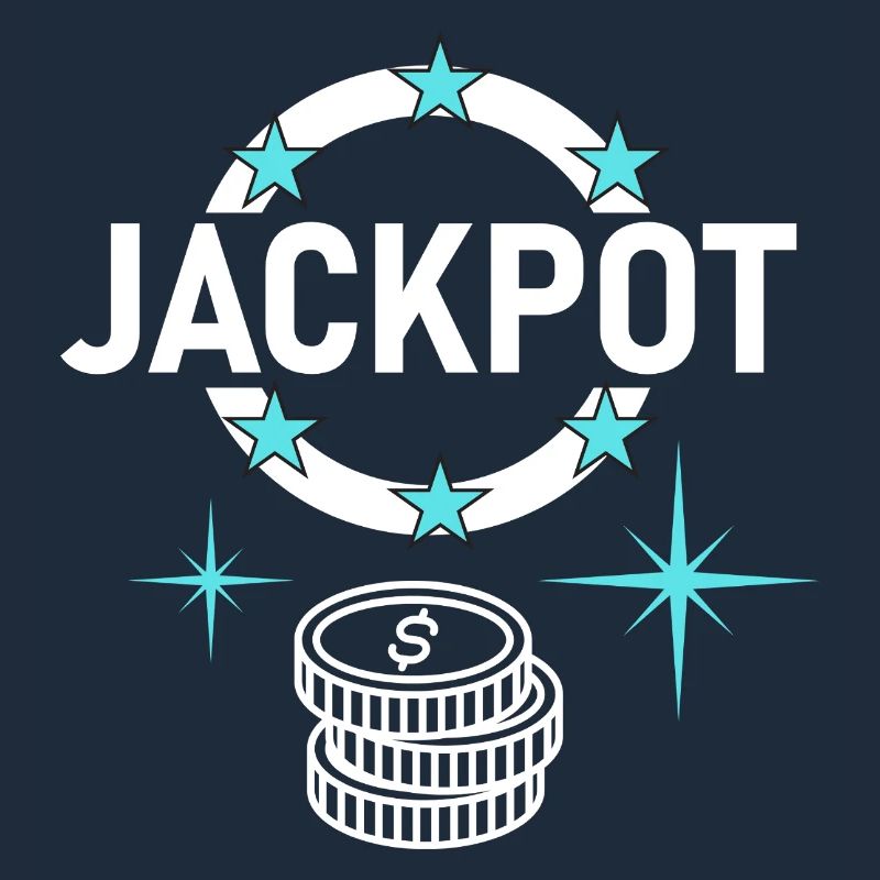 Conception du jackpot avec des pièces de monnaie