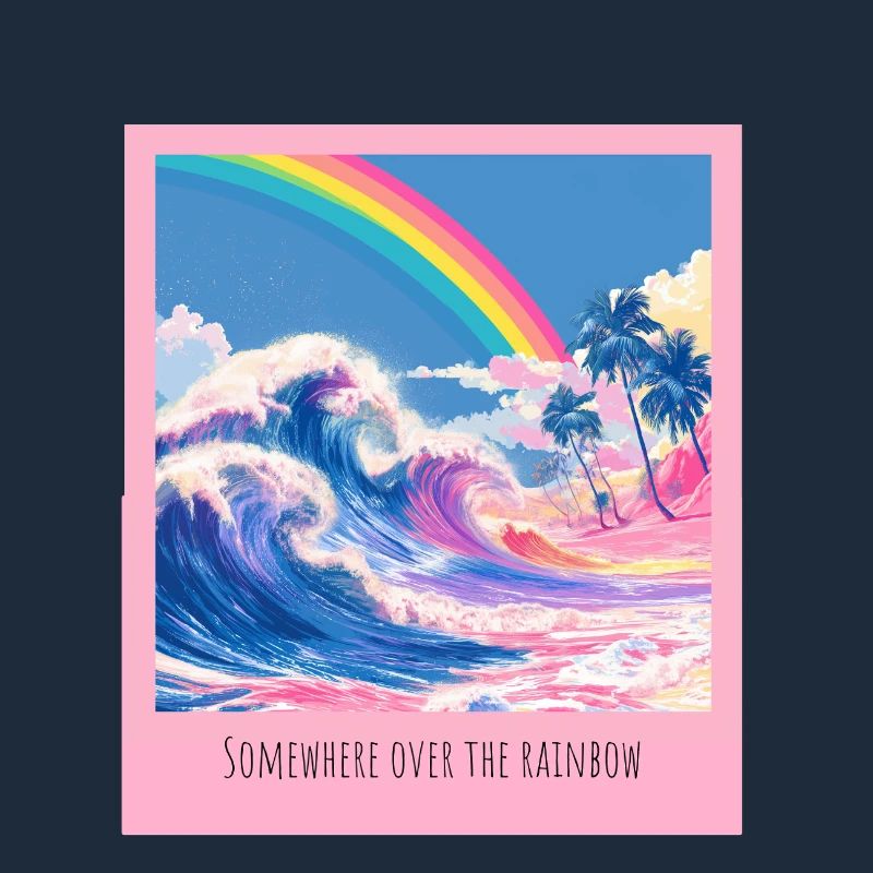 Rainbow Beach Rétro Wave