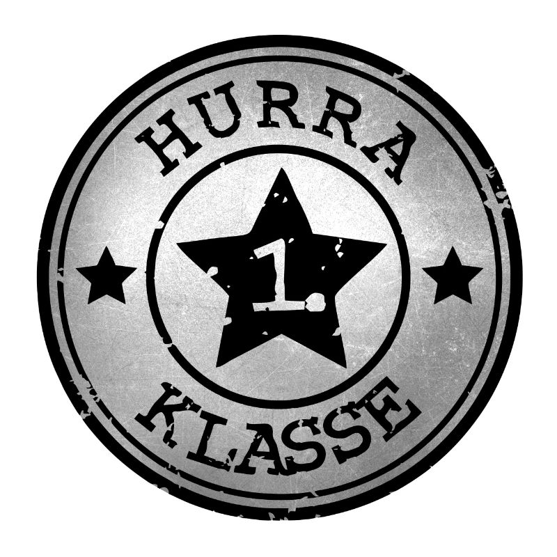 Hooray 1st Class - Star Emblem - Silver Black