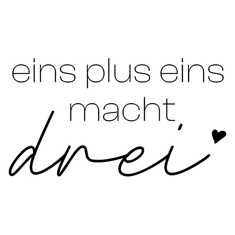 One plus one makes three