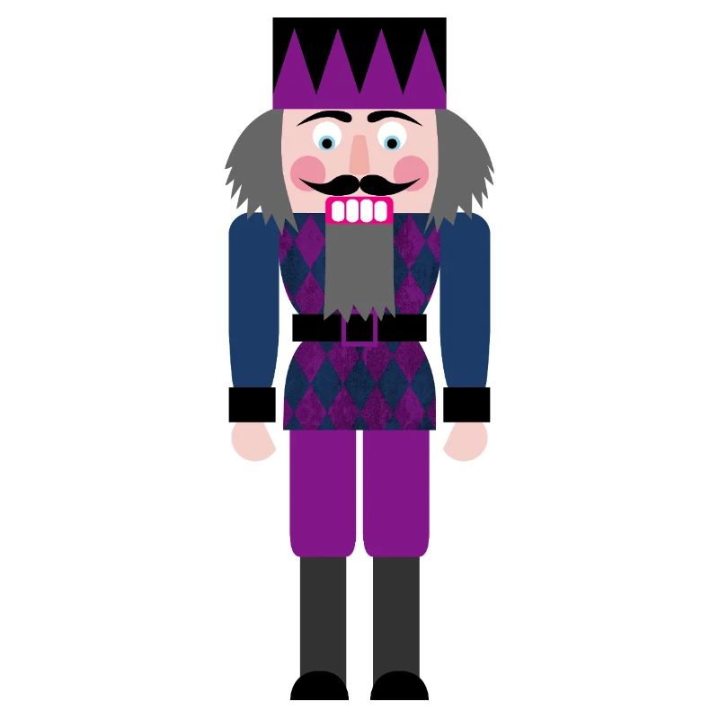 Nutcracker Diamond Rhombs Pattern Christmas Xmas