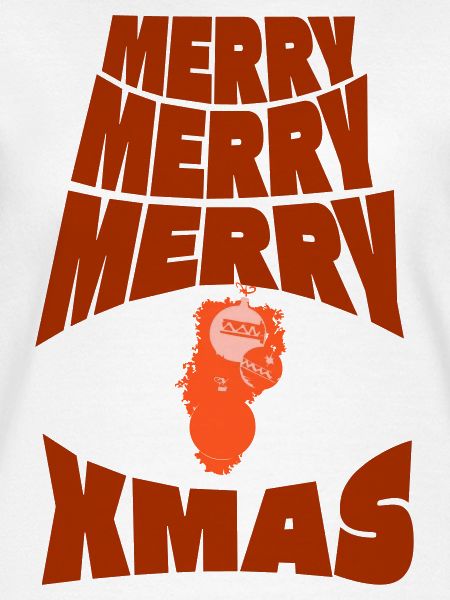 Weihnachtspullover: Merry³ Christmas