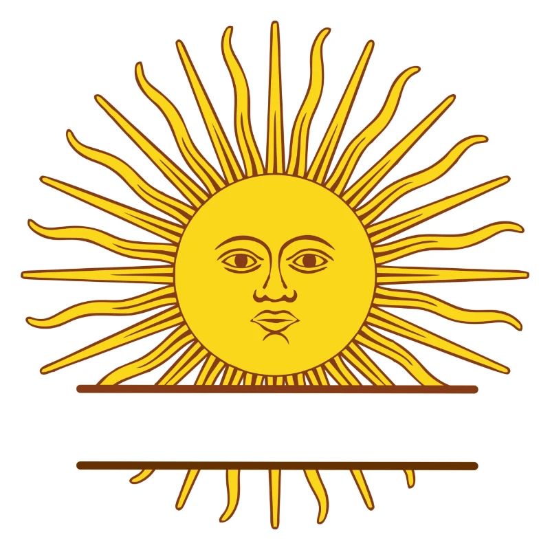 Bannière de nom de soleil