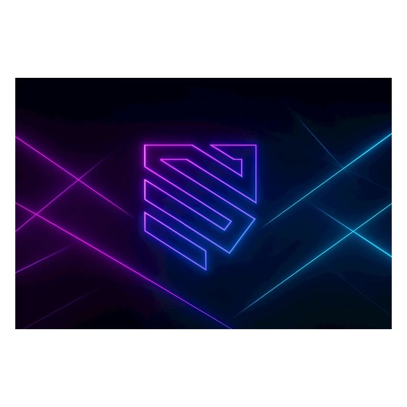 Neon Geometry Glow