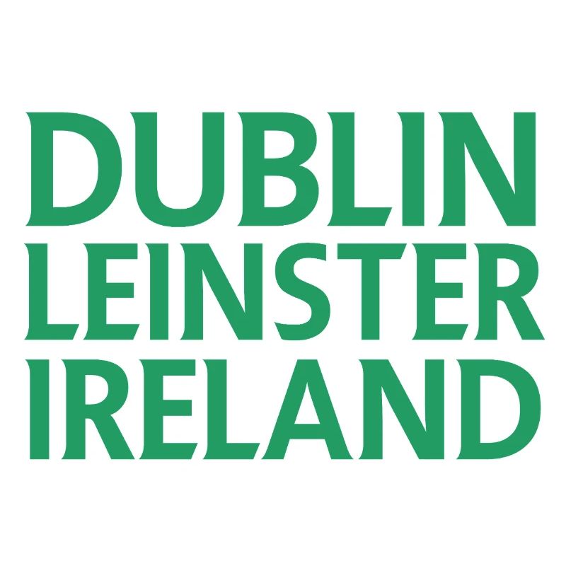 Dublin – Irlande Textdesign