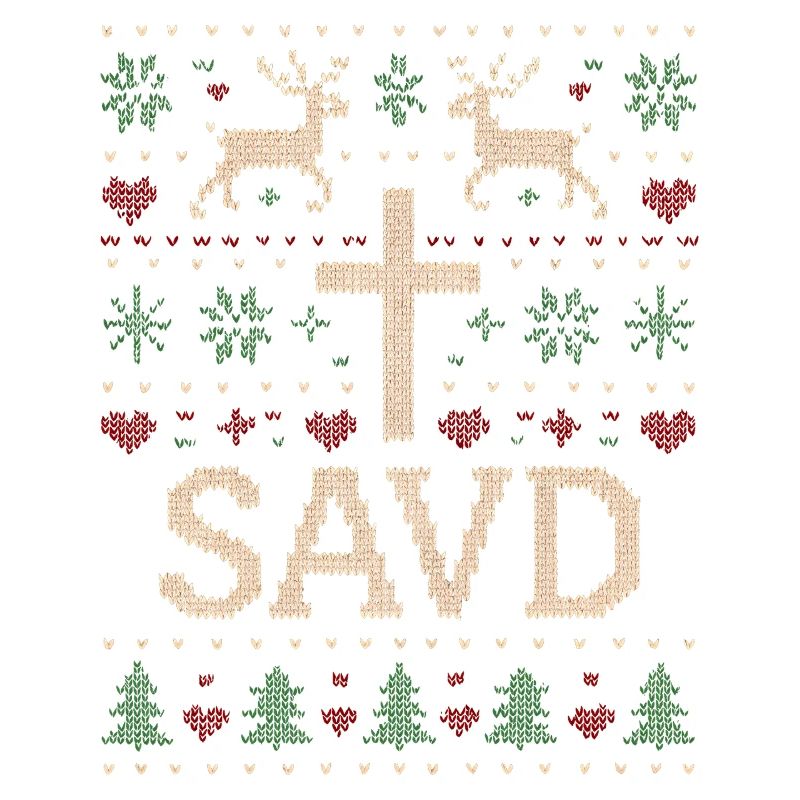 Weihnachtspullover gerettet Christlicher Glaube Je