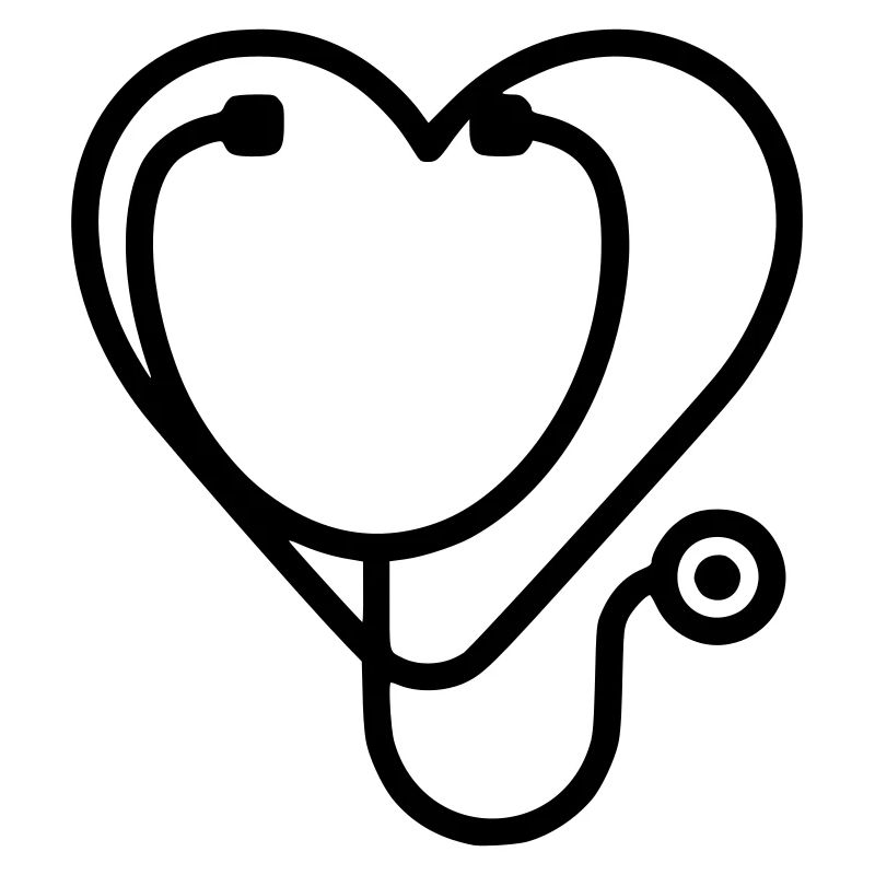 Plan de médecine cardiaque par stéthoscope