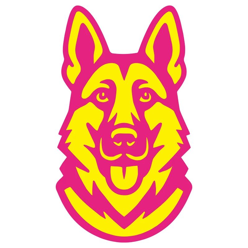 German Shepherd Pop Art