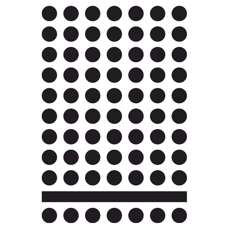 Monochrome Dot Grid Pattern