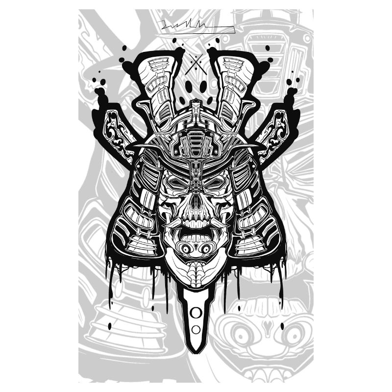 Samurai skull 