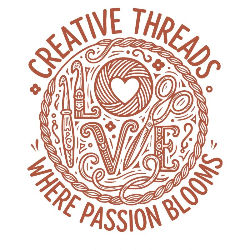Fils créatifs adore crocheter les fleurs-passions