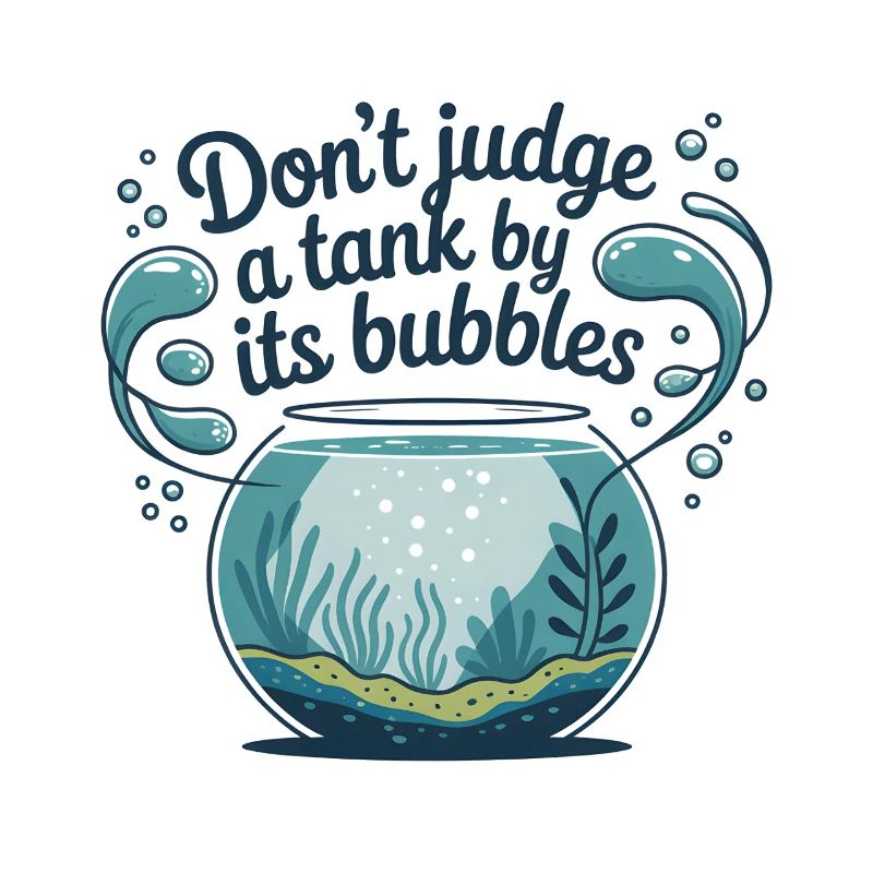 Don't judge a pelvis by bubbles | Aquascaping