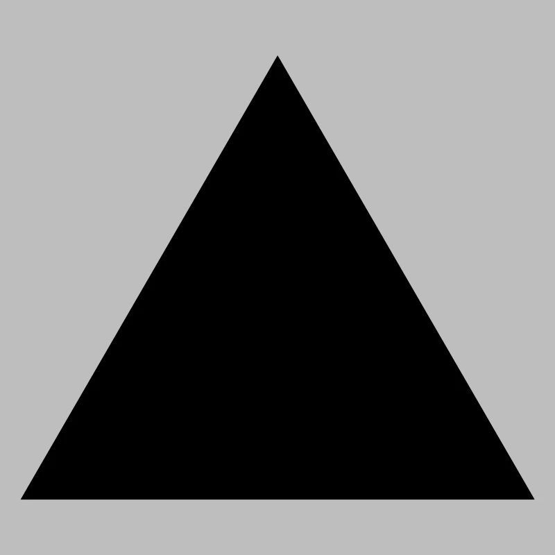 Minimalistic triangle