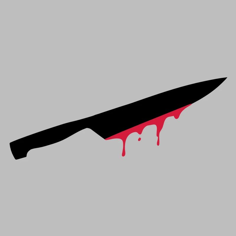 messer, klinge, blut,
