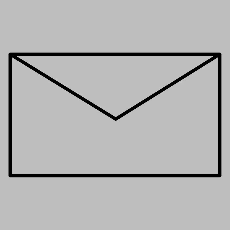 Letter envelope vector