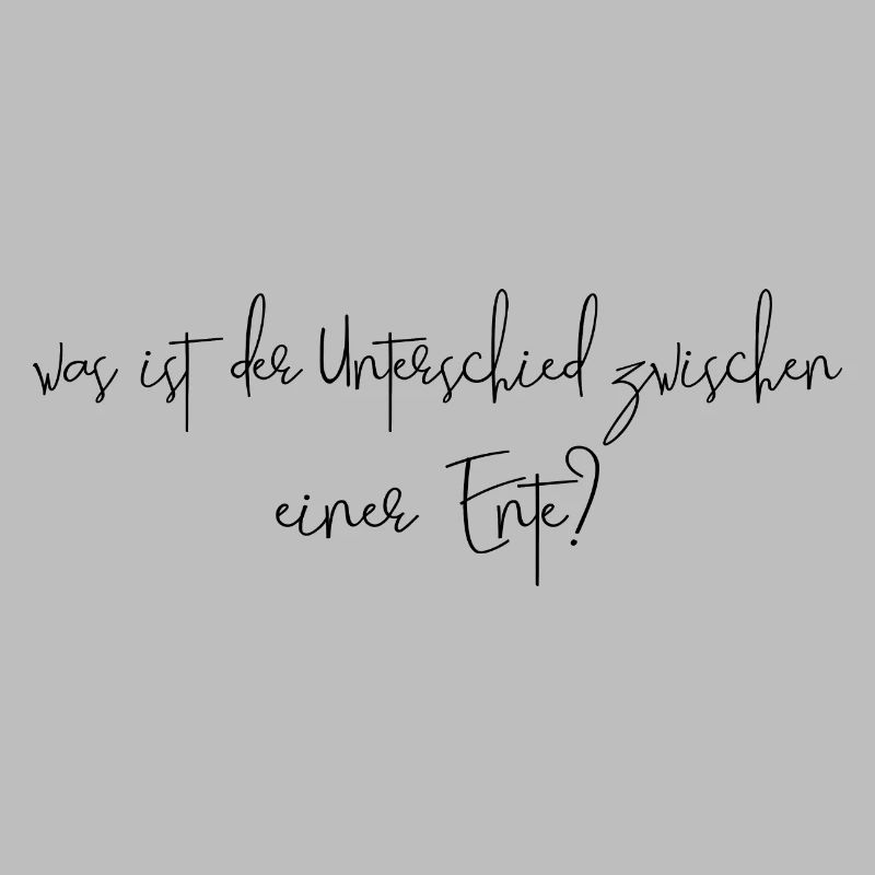 difference between a duck