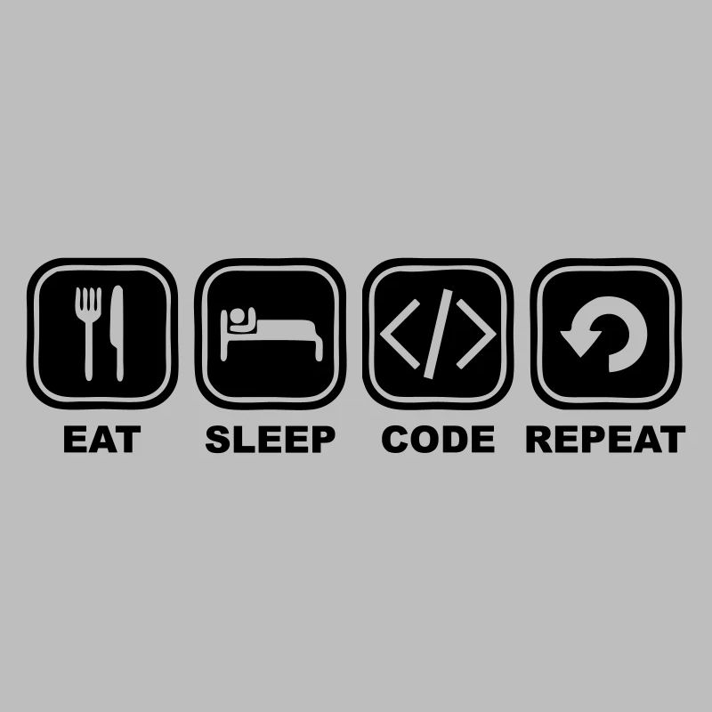 Eat, sleep, Code, Repeat