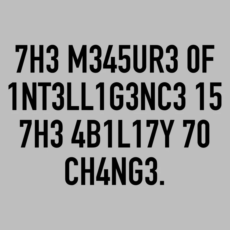 Intelligence