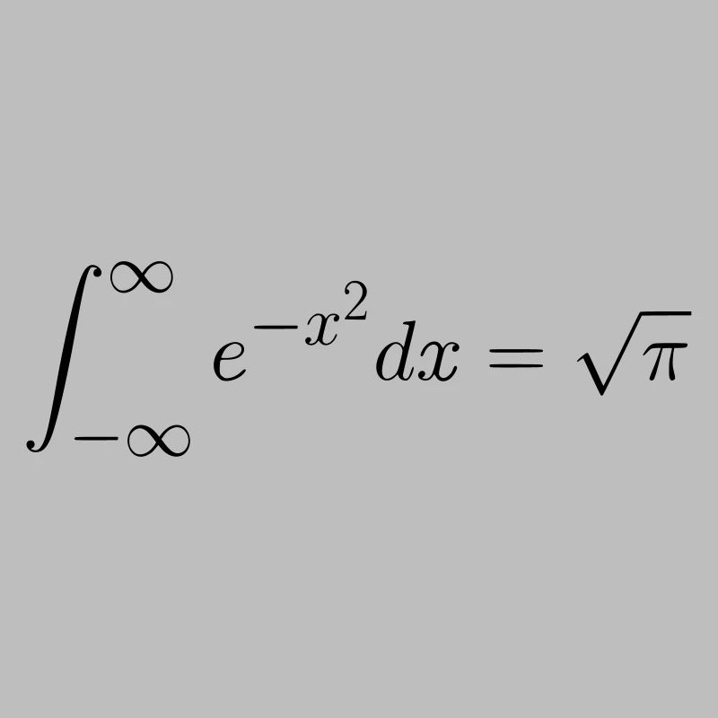 Gaußsches Integral Geschenk Idee