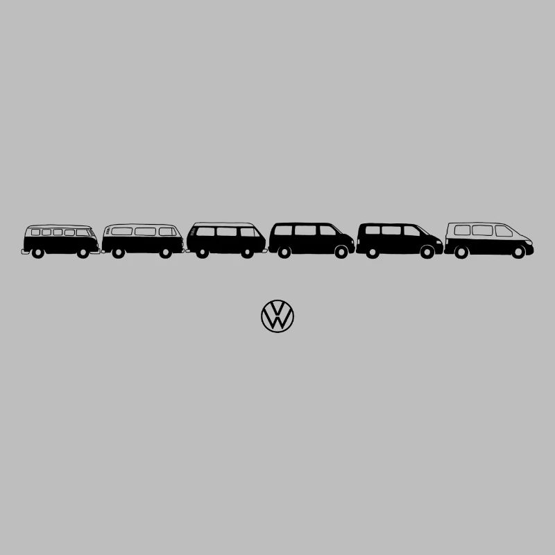 Volkswagen VW Camper Evolution Avec Logo En Noir