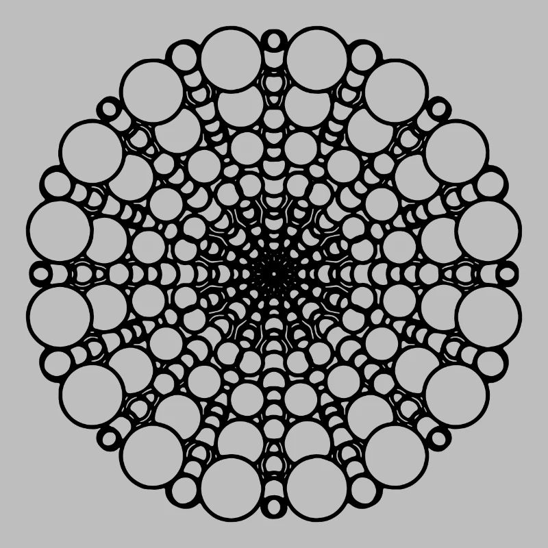 Geometric Mandala Circles Round Pattern Shape