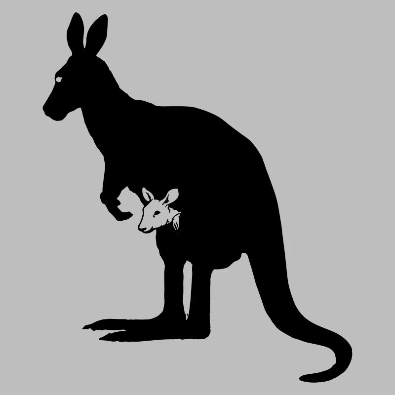 Kangaroo Silhouette